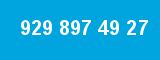 929 897 49 27 929 897 49 27